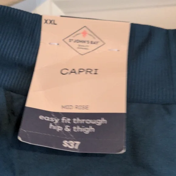 St. John's Bay Capri pants blue XXL - Picture 4 of 5